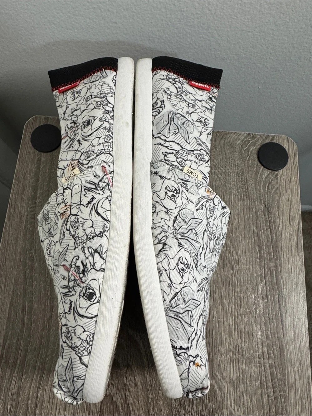 Toms x Marvel Concept Art Print Slip-On Shoes US Men’s 10